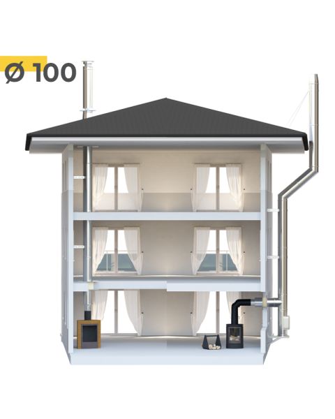 Personnalisez votre conduit de cheminée en Ø 80