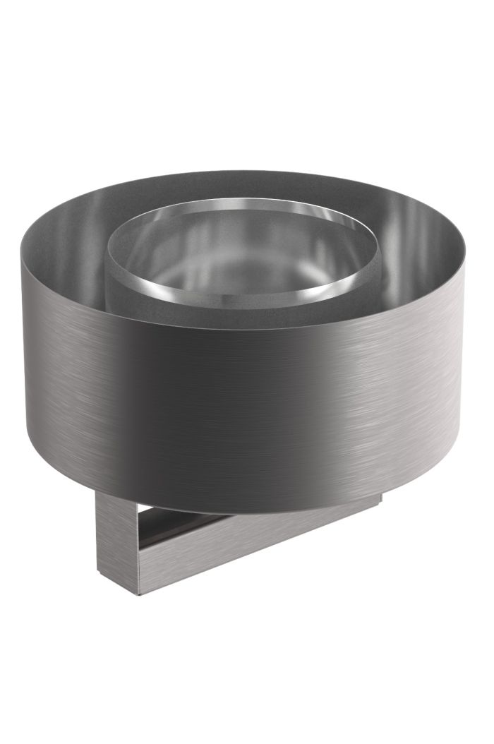 Inox Mat - Tampon pour té  Ø180mm