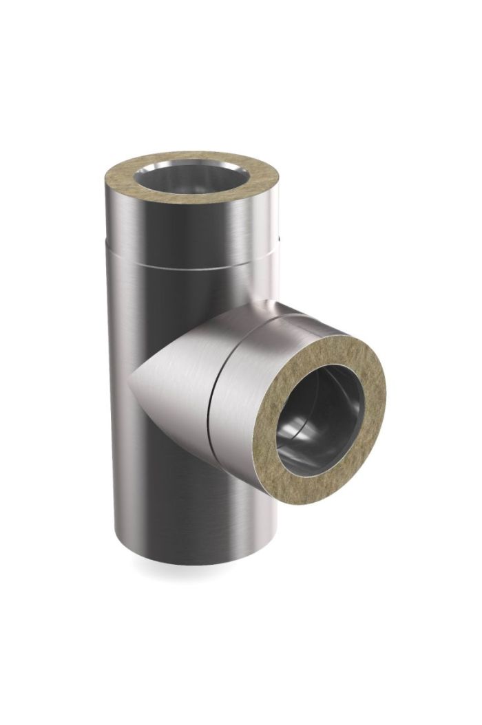 Conduit-Fix - Té de raccordement 45° et 90° Ø 100-130-150-180-200 mm