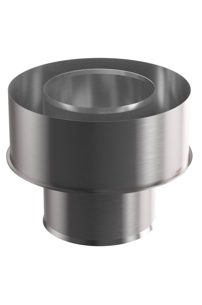 Conduit-Fix - Adaptateur simple vers double paroi (Mâle) Ø150mm