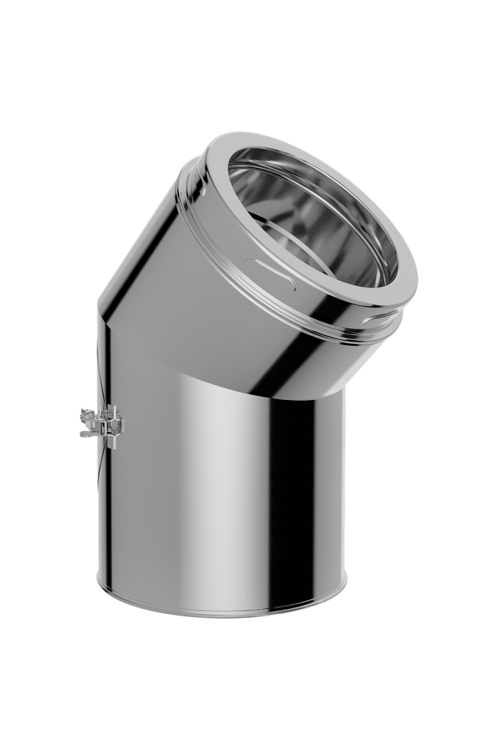 Coude 45 degrées avec trappe d&#039;entretien